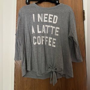 Quarter length top - Size L “Modern Lux” brand